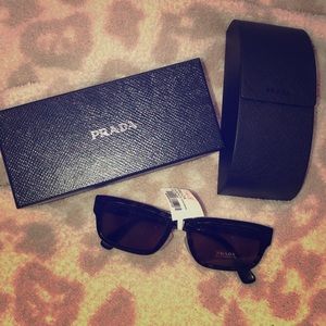 Prada Acetate Havana Sunglasses - New